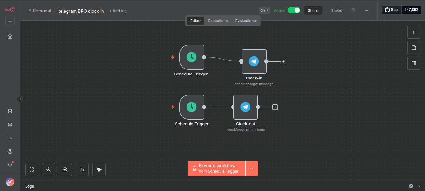 n8n workflow